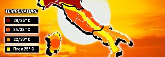 Meteo. Scipione e Hannibal: settimana di caldo torrido in tutta Italia. Meno caldo per Abruzzo e Marche