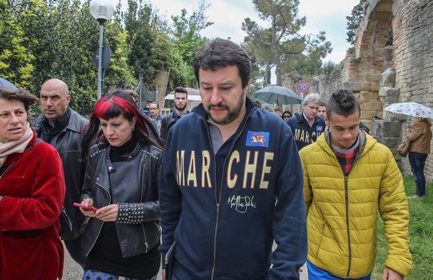 Salvini nelle Marche:”Conto sui ballottaggi, Il PD si renderà conto che non è più “casa sua”