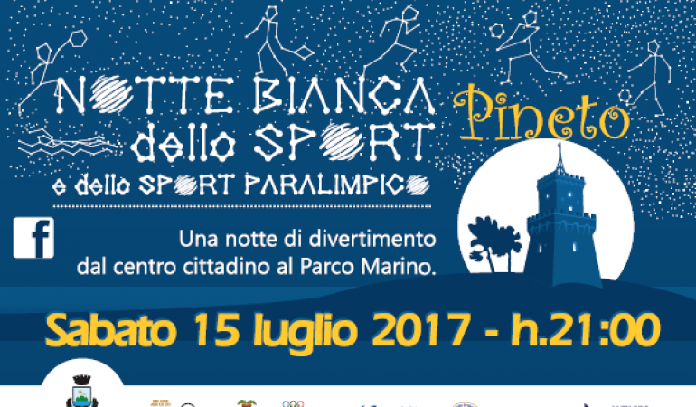 Pineto. Arriva la “Notte bianca dello sport”. 130 società provenienti da tutta l’Abruzzo